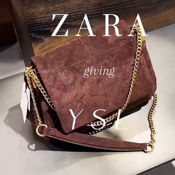 ZARA LEATHER SHOULDER BAG - Picture 6 of 16